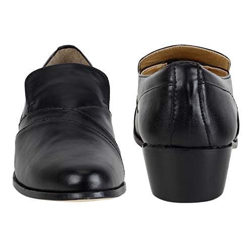 Image of LIBERTYZENO Mens Genuine Leather Tassel Loafer Slip On Dress Shoes