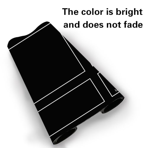 four leaves MTG Spielmatte + Gratis Tasche, Mit Kartenzonen, Sammelkartenspiel, Magische Spielmatte, Tischmatte, Spiele, Mauspad, Größe 60 X 35 cm, Kompatibel Für MTG (Black)