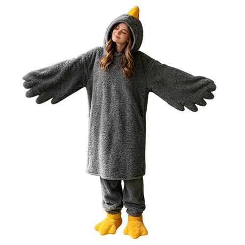 Grenouillère canard gris pour résoudre le manque de chaleur et de confort en hiver