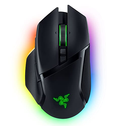 Razer Basilisk V3 Pro Wireless Gaming Mouse: HyperScroll Tilt Wheel – 30K DPI Optical Sensor – Gen-3 Optical Switches – 13-Zone Chroma RGB – 13 Programmable Controls – 3 Connection Modes – Black