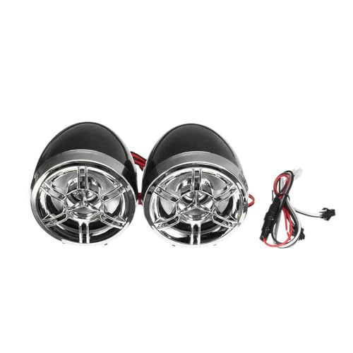 Parlante para manillar de moto con amplificador y luz RGB miniatura 5