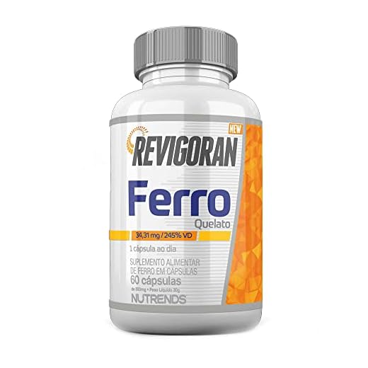 Nutrends Revigoran Ferro Quelato 34 31 Mg60 Caps