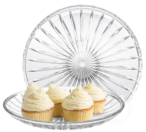 Altom Design Venus Lot d'assiettes en verre pour 6 personnes Ø 25 cm