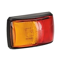 Narva 91402 10-33V Model 14 LED Side Marker Lamp, Red/Amber