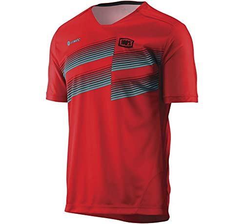 Maillot AIRMATIC respirant rouge S maillot vtt homme anti transpiration