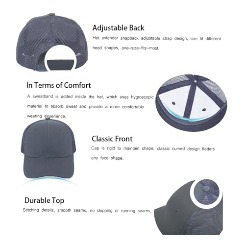 Image of ZH 12 Pack Mesh Trucker Hats, Bulk Baseball Caps for Men and Women, Trucker Cap Wholesale