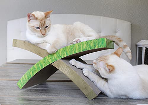 Petstages Easy Life Hammock Corrugated Cat Scratcher With Catnip #TOP7