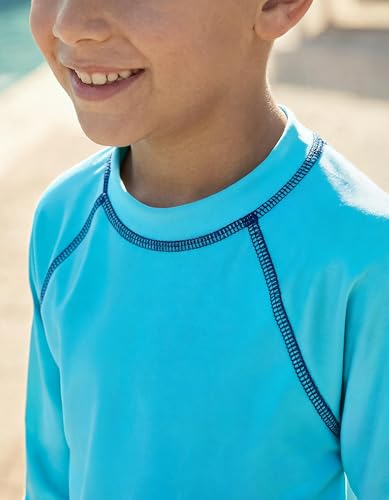 Image of City Threads Rash Guard for Boys SPF 50+ Made in USA, Long Sleeve Swim Shirt with Sun Protection, Toddler, and Youth Sizes