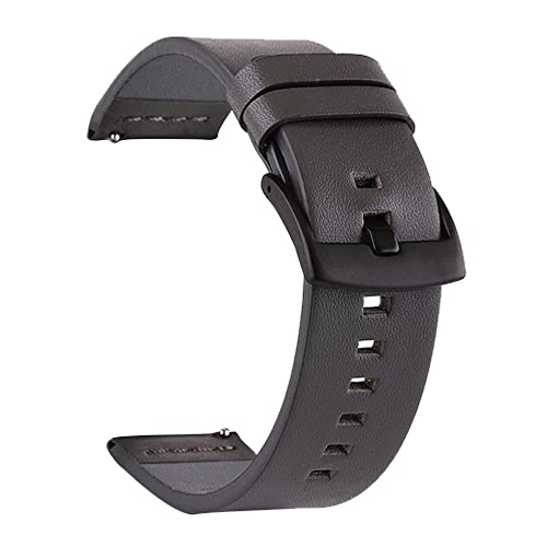 Bracelet cuir véritable 18mm Garmin Venu 2S pour le bureau et sorties