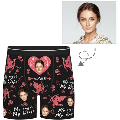 Custom Boxers for Men, Personalized Boxers for Men, Customized Men Underwear Boxer Brief, Vday Gifts for Him2