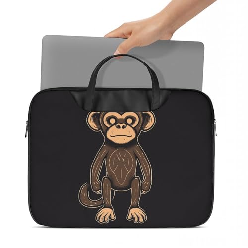 Bolsa para portátil impermeable marrón oscuro 17" miniatura 2