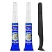 1DFAUL Aquarium Glue Fish Safety, 2Pcs Coral Reef Glue for Plants Moss, Coral, Stone, Wood Aquascaping, Quick Drying (2)
