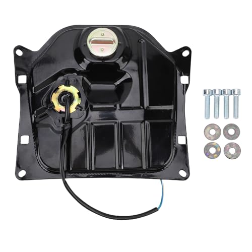 Acouto Scooter de Tanque de de Motocicleta de Alta Capacidad Reemplazo del Tanque de Gas para Ruckus NPS50 Chuckus Taotao Maddog Gy6 con Construcción de Hierro Flujo de Estable...