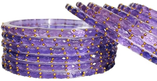 Image of JPS Plain and Glossy Finished Raindrop Glass Bangles Set for Women & Girls | Traditional Ethnic Chudi for Wedding, Party & Regular- Set of 12 Pcs of One Colour | Wedding Special