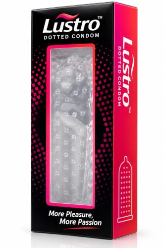 Image of Textured Condoms Pack of 4 - Ribbed, Dotted & Studded Design, Lubricated Natural Latex, Comfortable Secure Fit Protection for Men