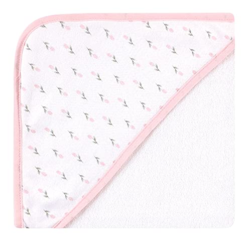 Image of Hudson Baby Unisex Baby Cotton Rich Hooded Towels, Fawn, One Size