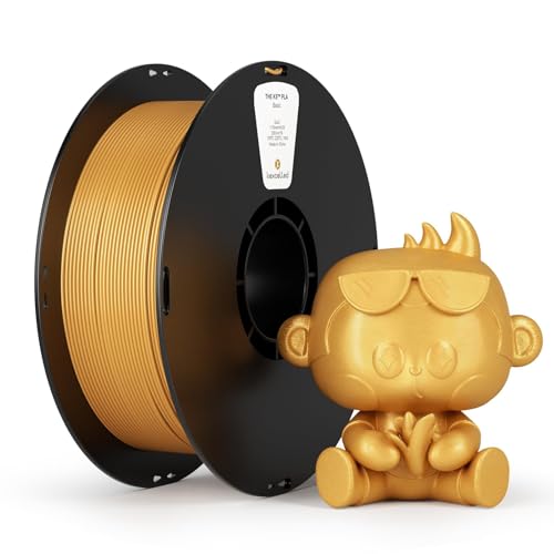 kexcelled PLA Filament 1.75mm Gold, 1kg, Toughness Enhanced