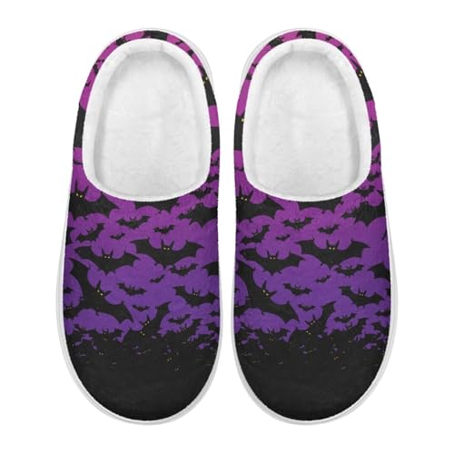 Cute Fuzzy House Slippers for Women Men Fluffy Plush Warm Holiday Slippers Winter Comfy Bedroom Shoes US Size 4-102