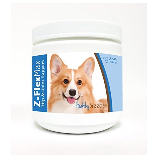 Healthy Breeds Pembroke Welsh Corgi Z-Flex Max Hip and Joint Soft Chews 50 Count