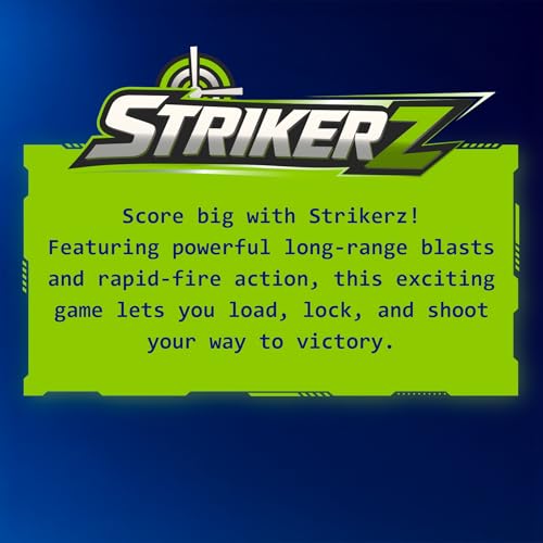 Image of Superplay Strikerz Gun - Foam Bullet Blaster, Gun with 6 Suction Bullets,