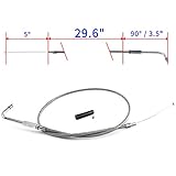 Preis inklusive 1 Gaszug Gashebel Passt für Harley SOFTAIL FXST FLSTC FLSTF/I FLSTN/I FLSTS/I/DYNA FXD FXDWG FXDL FXDX FXDXT