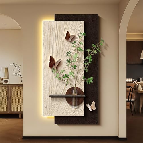 GSATREY 3D Wall Art Decor with Led Light, Water Fillable