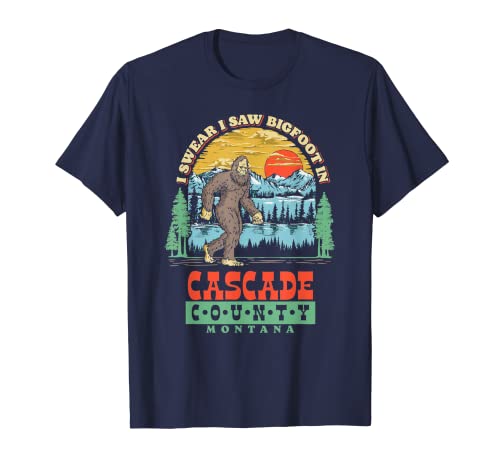I Saw Bigfoot In Cascade County, Montana T-Shirt