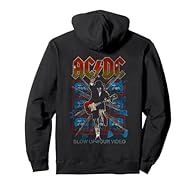 Rock Music Album design. Vintage ACDC Band Logo Merch Official Licensed Music Fan Gift for Men, Women, Kids ACDC Fan Logo Apparel for Men, Women, and Children 8.5 oz, Classic fit, Twill-taped neck