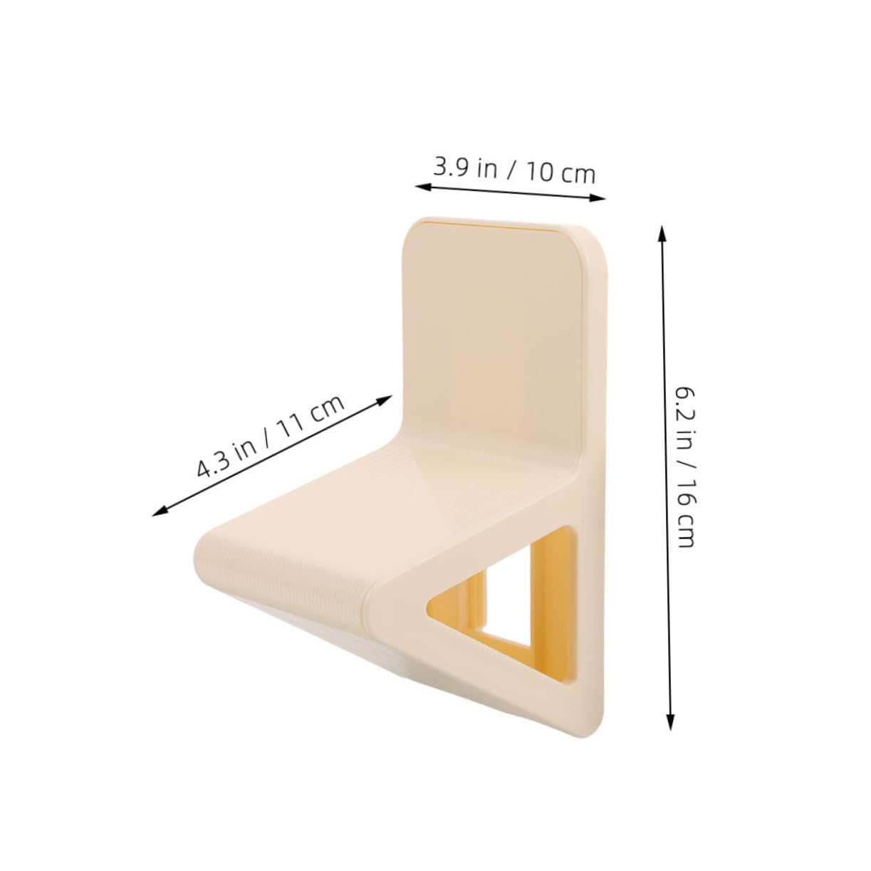 Beavorty 2pcs Wall-mounted Shower Foot Rest for Shaving Legs Hotel Shower Footrest No Drilling Foot Pedal for Pregnant Women Seniors