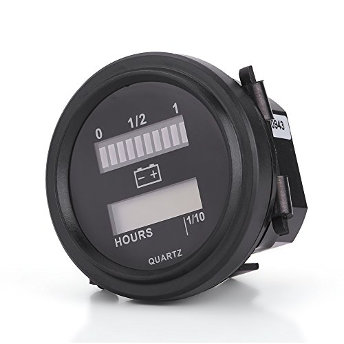 Pantalla digital LED para control de batería multi-voltaje 12V-72V y horas de uso 6
