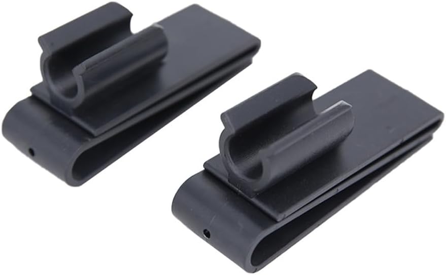lasenersm 4 Pieces Golf Club Bag Clips On Putter Clamp Holder Organizer Golf Bag Clip On Putter Clamp Holder Golf Putter Clip Organizer Plastic Golf Putter Holder Golf Accessories, Black