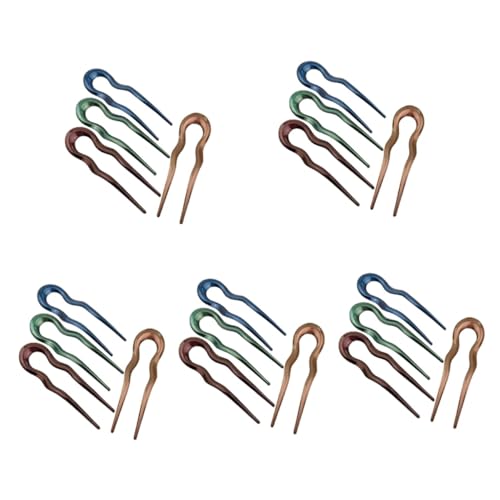 Épingles à cheveux brillantes FOMIYES pour chignon | Lot de 5 x 4 pièces femmes