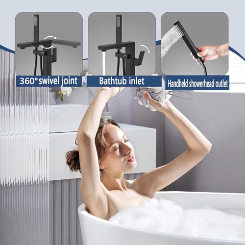 Robinet de baignoire autoportant anti variation température - 4