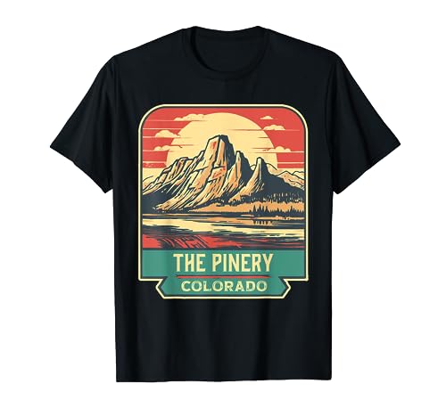 The Pinery Colorado Vintage Mountain Retro Logo T-Shirt