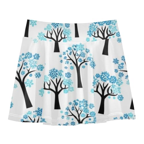 Girls' Shorts Athletic Skorts Trees Branches Tennis Skirts Toddler Cheer Cheer Skirt 3t