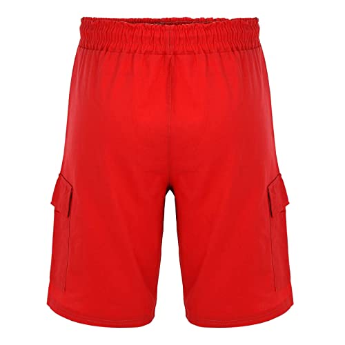 Mens Shorts Leisure Jogging Cargo Cotton Vintage Sports 2023 Summer Short Pants Casual Comfortable Beach Outdoor Mens Swimming Trunks Swim Trunks Men Mens Cargo Shorts Gym Shorts For Men Plus Size Shorts High Waisted Shorts Golf Shorts Men Shorts For Men Mens Swim Trunks Men's Shorts Workout Shorts Men Mens Athletic Shorts Compression Shorts Men Boys Shorts Mens Shorts Casual Biker Shorts Cargo Shorts For Men Boys Swim Trunks Jean Shorts Men Shorts Workout Shorts (Red, Medium) #TOP2