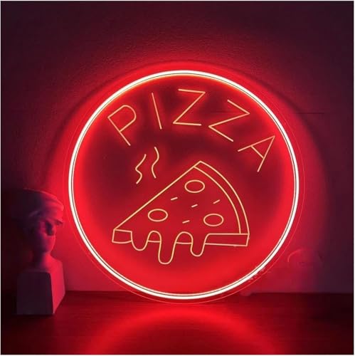 Lampe enseigne au néon Pizza lumineuse pour créer une ambiance bistrot chez soi