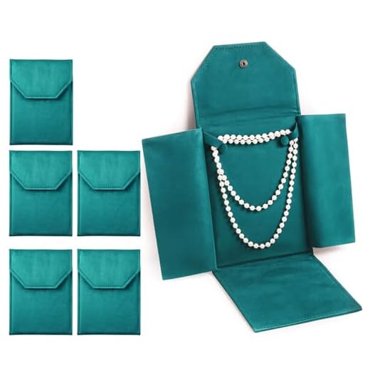 5 Pcs Velvet Necklace Display Organizer