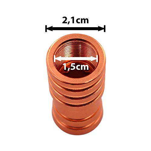 Shisha King® Schlauchadapter Schlauchanschluss Erweiterung Set inkl. Kugel Universal Alu mit Schliff | Wasserpfeife… – Bild 5