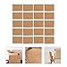 LIFKOME 20pcs Corrugated Cardboard Sheets A5 15x21cm Flat DIY Craft Paperboard for Mailing Packing Shipping Industrial Use