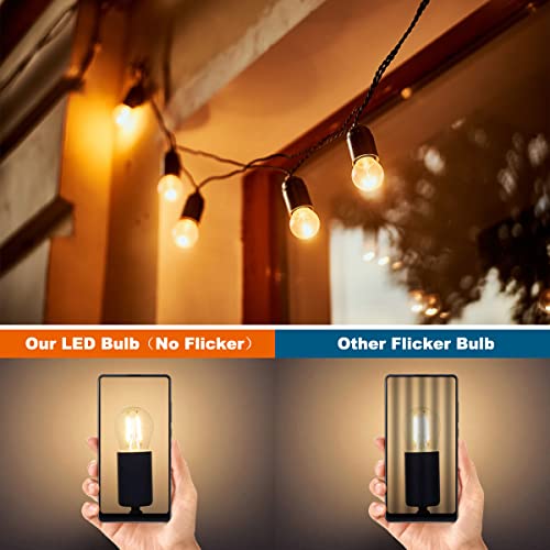 Ampoule LED 2W E27 ambrée pour remplacer les lampes 10W sans éblouir les yeux