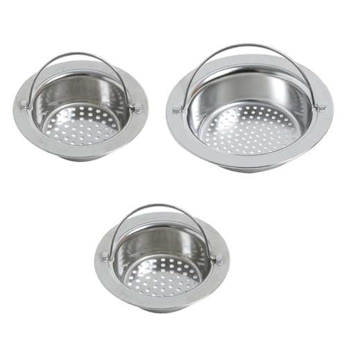 Coladores de acero inoxidable para cocina y baño 6 piezas miniatura 3