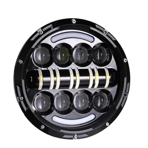 Phare Avant LED 60W Puissant pour Moto SSR Razkull 125cc Spot Black