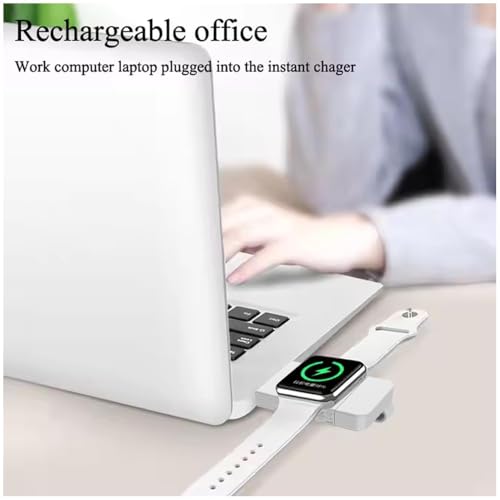 Image of Karwan Wireless Watch Charger for iWatch & Samsung Galaxy Wireless Charger, Type-C Fast Charging Pad Compatible with QC & PD (5V /3A, 9V /2A, 12V /1.5A) -(White)