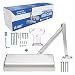 Heavy Duty Door Closer FS-9807 Commercial - Grade 1 Commercial Standard Automatic Door Closing Mechanism – Durable Plastic Casing – for High Traffic Areas - Fitting Instructions – UL Listed