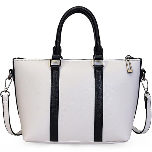 Leather Handbags Purses for Women y2k Purse Cute White Small Shoulder Bag for Women Trendy Handbag Shoulder Purses
