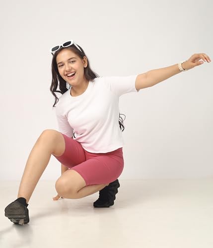 Image of KYDA Kids Girls's Stretchable Anti Bacterial Cycling Shorts, Yoga & Workout Gym Shorts