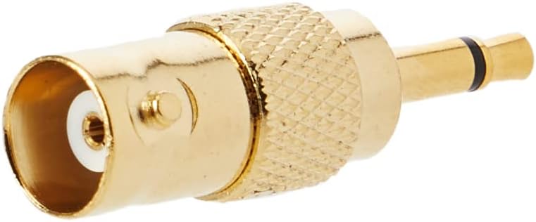 Pro Signal PSG02771 Adaptor, BNC Socket to 3.5mm Jack Plug, Gold