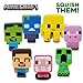 Minecraft SquishMe Series 6 – Larger 3.5‑Inch Collectible Squishy Figure, Blind‑Bag Surprise – Creeper, Steve, Pig, Squid & More – Stress Relief/Fidget Toy for Kids Ages 3+