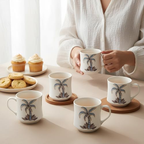 Image of U.P.C. UPC Fine Bone China Ceramics Coffees /Milks /Tea Cups Set of 6 Bone China Coffee Mug (160 ml, Pack of 6)